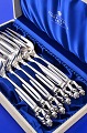 König Georg 
Jensen 
Silberbesteck 
sechs 
Menügabeln in 
Box
