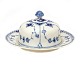 Royal Copenhagen blue fluted half lace butter dish 502. 1. quality. H: 9,5cm. D: 
17cm