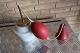 Retro Loftslampe, rot, messing uden glas Schirm
L: Um 28cm
In gutem Stande, aber alt