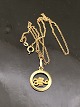 8 carat gold 
pendant 
"Scorpion" and 
chain