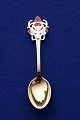 Michelsen Christmas spoon 1952 of Danish gilt 
sterling silver