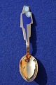 Michelsen Christmas spoon 1962 of Danish gilt 
sterling silver