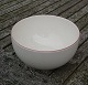 4 all Seasons Danish faience porcelain, red line serving bowls No 575 with red edge Ö 14cm