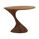 Aabenraa 
Antikvitetshandel 
presents: 
Oval 
walnut lamp 
table by Morten 
Stenbæk, 
Denmark. Signed 
Morten Stenbæk. 
...