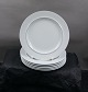 Blue Line Danish faience porcelain by Aluminia. 
Set of 6  
Luncheon plates 21cm