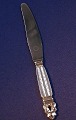 König Georg Jensen dänisch Silberbesteck. Mittagsmesser 20,5cm mit kurzem Stiel