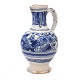 St. Kongensgade faience jug Copenhagen circa 1740. H: 22cm