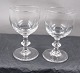 Berlinois glassware by Kastrup/Holmegaard, 
Denmark. Dessert wine glasses 10.5cm   
