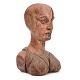 Aabenraa 
Antikvitetshandel 
präsentiert: 
Perückenkopf 
aus dem 18. 
Jahrhundert. H: 
41cm