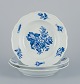 L'Art presents: 
Meissen, 
Germany, three 
large deep 
plates.
Hand-decorated 
with flowers 
and insects in 
blue.