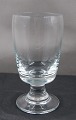 Almue clear glasses by Holmegaard, Denmark. Large red wine or beer glasses 14cm