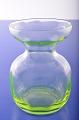 Uranium green Hyacinth glass from Holmegaard