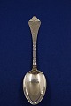 Antique Rokoko Danish solid silver flatware, soup 
spoons 22cm