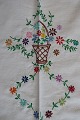 Gammel dug
Håndbroderet 
med  farvet 
broderi
Ca. 160cm ...