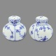 Royal 
Copenhagen, 
blue fluted 
half lace; Salt 
and pepper ...