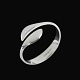 Bestik.dk 
presents: 
Georg 
Jensen. 
Sterling Silver 
Bangle #245 - 
Bent 
Gabrielsen.
