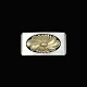 Bestik.dk 
presents: 
Georg 
Jensen. Art 
deco Sterling 
Silver Brooch 
#269, gold 
plated - Henry 
Pilstrup.