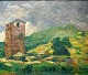 Pegasus – Kunst - Antik - Design präsentiert: Dauteloup, Jean 19./20. Frankreich: Landschaft mit Turm.