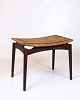 Flecht-Hocker - Teak - Sigfred Omann - Ølholm Möbel­fabrik - 1960er Jahre