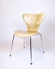 Seven-Stühlen – Modell 3107 – Naturleder – Arne Jacobsen – Fritz Hansen