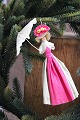 Old Christmas 
tree ornament, 
nice lady with 
umbrella ...