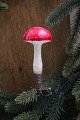 Old Christmas 
tree ornament 
in the shape of 
a toad hat ...