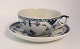 Königliches Kopenhagen. Musselmalet, Halbspitze. Teetasse. Modell 656. (1 Wahl). 
Hergestellt vor 1923.