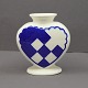 Royal 
Copenhagen; 
Blue christmas 
heart in 
faience