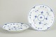 L'Art presents: Royal Copenhagen Blue Fluted Half Lace two dinner plates.