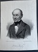 Ole Buus Larsen præsenterer: Litografi af Isac Wilhelm Tegner - Portræt af Kantor og forfatter Nikolaj Krossing.