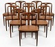 Lundin Antique präsentiert: 8 fantastische Johannes-Andersen-Stühle aus massivem Palisanderholz. Hergestellt ...
