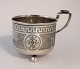 Lundin Antique präsentiert: Russian silver cup 84 (875). Height 6.5 cm. Diameter 7.3 cm. Produced 1874.