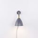 Osted Antik & Design präsentiert: Bestlite Wandleuchte Modell BL7 aus Messing und Grau von Robert Dudley Best ...