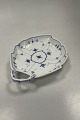 Danam Antik presents: Early Royal Copenhagen Blue Fluted Plain Leaf shaped dish