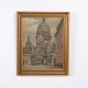 Osted Antik & Design präsentiert: Ölgemälde von Sacré Coeur im Vergoldeten Rahmen ca. 1920er Jahre