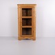 Osted Antik & Design präsentiert: Antiker Eckschrank mit Glastür aus Kiefernholz, 1890er-Jahre