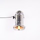 Osted Antik & Design präsentiert: Vintage Scheinwerfer / Theaterlampe aus poliertem Aluminium aus den 1950er ...