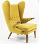 Lundin Antique präsentiert: Atemberaubender, neu gepolsterter Svend Skipper „Teddy Bear“-Sessel in exquisitem ...