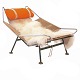 Aabenraa Antikvitetshandel präsentiert: Hans J. Wegner, früher Flag Halyard Stuhl, GE225, mit grünem ...