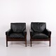 Osted Antik & Design präsentiert: Poul Hundevad Zugeschriebener Sessel aus Palisander und Leder aus den 1960er ...