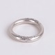 Osted Antik & Design präsentiert: Ole Lynggaard Ring aus 18 Karat Weißgold mit einem Diamanten