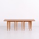 Osted Antik & Design präsentiert: Kurt Østervig Satz Satztische aus Eiche und Teak 1960er Jahre