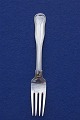 Antikkram präsentiert: Georg Jensen Dobbeltriflet oder Old Danish dänisch Silberbesteck, Lunchgabeln 17cm