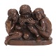 Aabenraa Antikvitetshandel präsentiert: Rudolph Tegner, 1873-1950, Bronzeskulptur "Die durstigen Kinder" ...