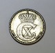 Lundin Antique präsentiert: Dänemark. Christian X. Silber 25 Öre 1914.