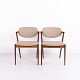 Osted Antik & Design präsentiert: Paar Kai Kristiansen Modell 42 Esszimmerstühle aus Palisander Schou Andersen ...