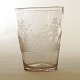 Aabenraa Antikvitetshandel präsentiert: Öllampe Glas reich dekoriert mit dem Landscahften mit Löwenjagd und dem ...