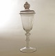 Aabenraa Antikvitetshandel präsentiert: Deckelpokal von Nøstetangen oder Hurdal datiert 1786. H: 28cm