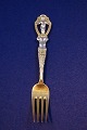 Antikkram präsentiert: Michelsen Weihnachtsgabel 1911 aus dänisch vergoldet Silber