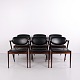 Osted Antik & Design präsentiert: Set aus 6 Kai Kristiansen Esszimmerstühlen Modell 42 aus Palisander mit ...